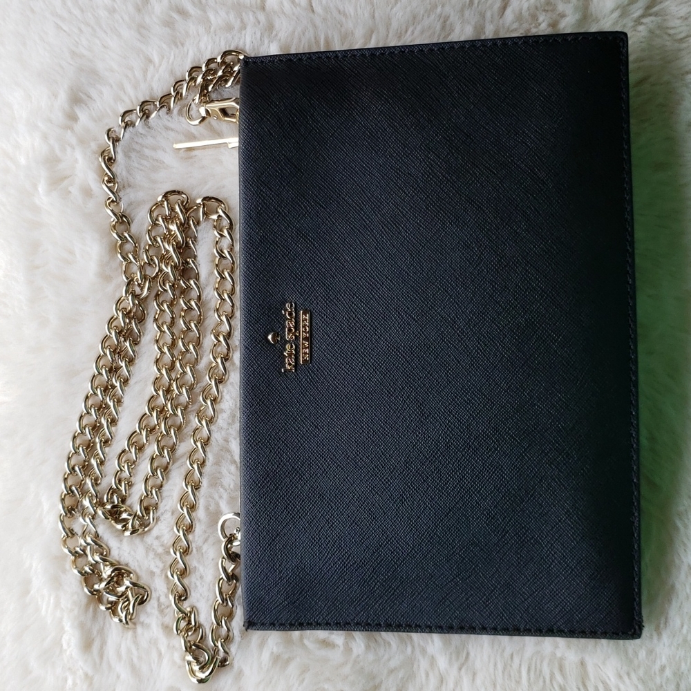 Kate Spade black leather Cameron Street Mini Sima - Like New. Used Once